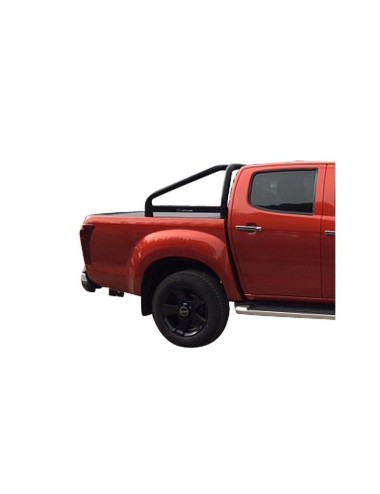 Roll bar inox noir diamètre 76mm compatible roll top cover Isuzu Dmax €5 et €6