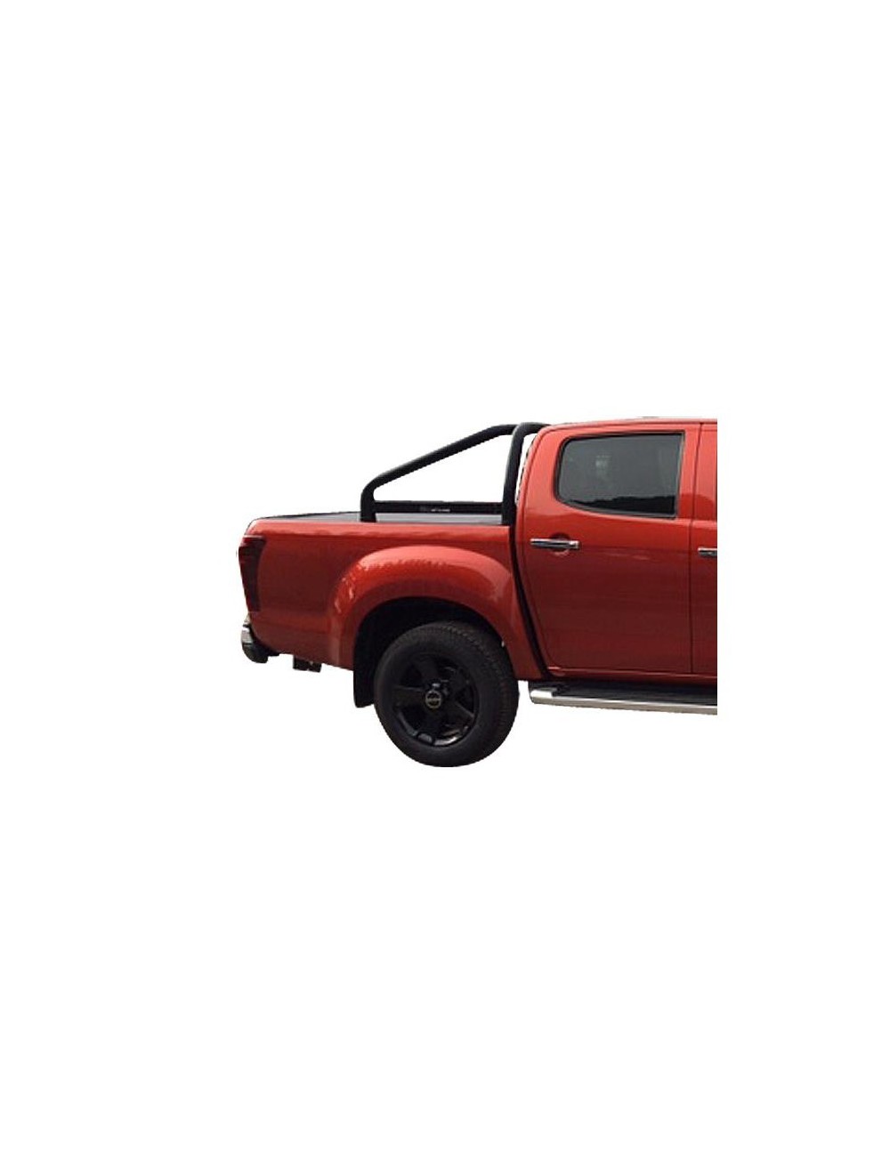Roll bar inox noir diamètre 76mm compatible roll top cover Isuzu Dmax €5 et €6 Roll bar inox noir diamètre 76mm compatible roll top cover Isuzu Dmax €5 et €6
