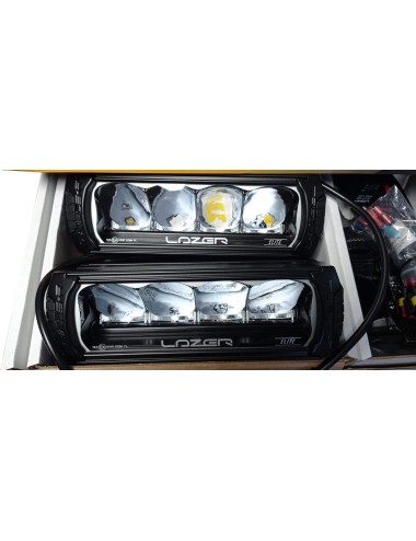 Kit intégration barres leds Lazer dans calandre pour Fiat Ducato