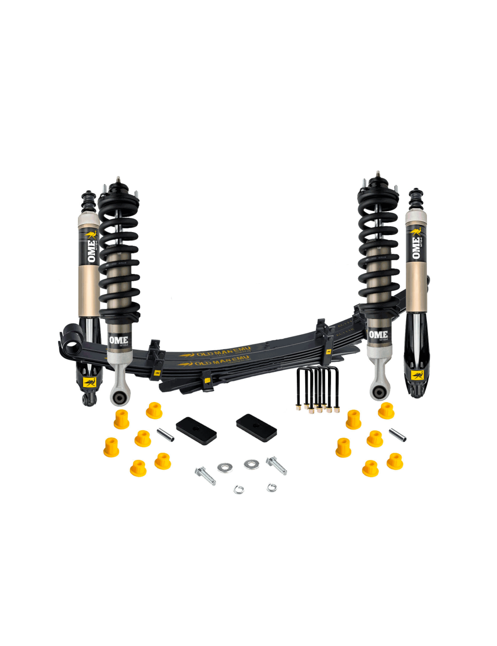 Kit suspensions OME MT64 + lames paraboliques Toyota Hilux Revo +40mm (neuf)
