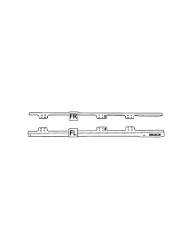 Kit support pour galerie ARB Base Rack Ford Transit Custom long 2024+ (neuf)