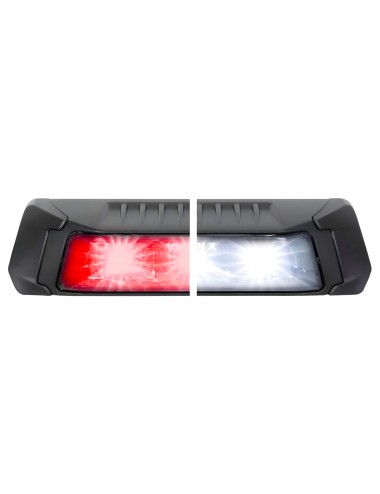 Feu latéral extérieur leds camping-car/van/4x4  Vision X Dual Color Scene Light 9 watt blanc/rouge (neuf)