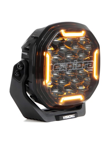 Phare longue-portée Leds Vision X Explora 7" 120W / 8150lm E-mark (neuf)