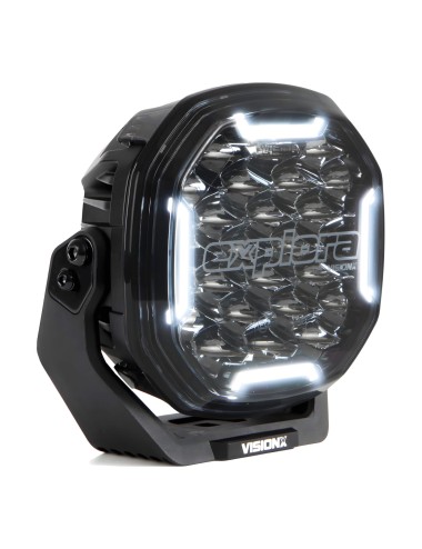 Phare longue-portée Leds Vision X Explora 7" 120W / 8150lm E-mark (neuf)