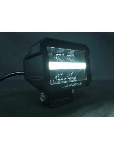 Phare de travail à leds Lumidrive Proxidrive rouge/orange 6 leds / 25W / 2800lm (neuf)
