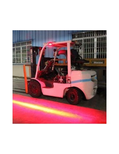 Eclairage de zone à leds Lumidrive Forklift Safety Light rouge (neuf)