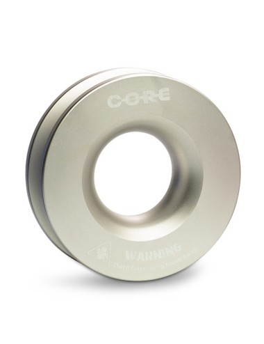 Poulie de renvoi corde synthétique 98mm (Donut) - titane (neuf)