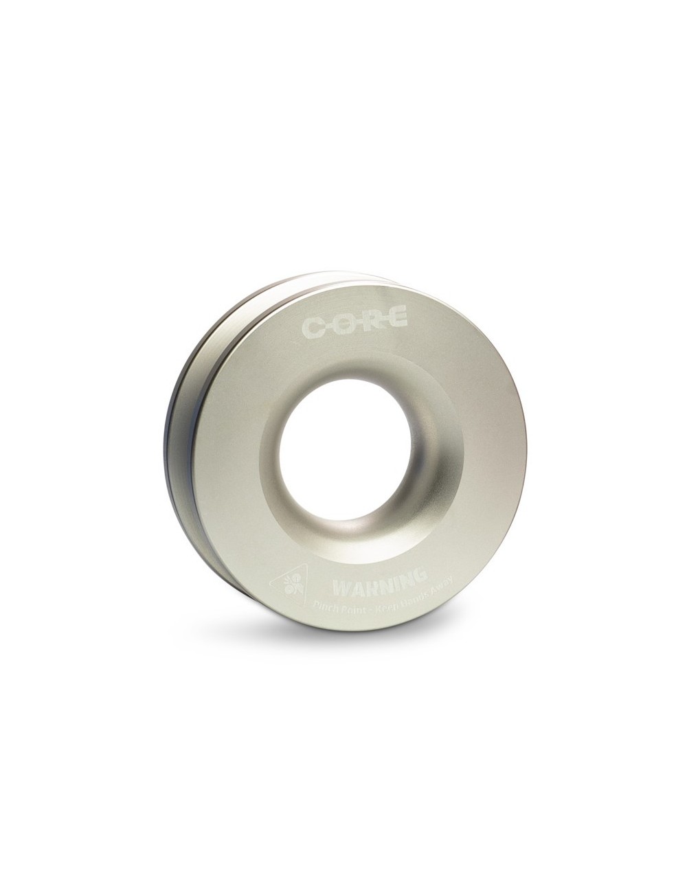 Poulie de renvoi corde synthétique 98mm (Donut) - titane (neuf)
