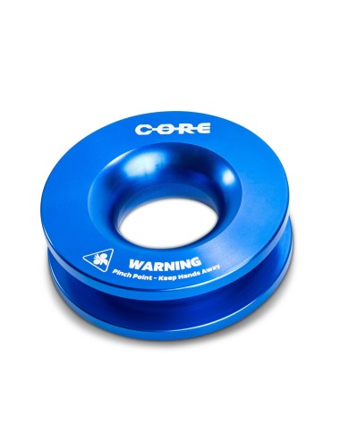 Poulie de renvoi corde synthétique 98mm (Donut) - bleue (neuf)