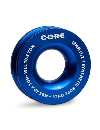 Poulie de renvoi corde synthétique 98mm (Donut) - bleue (neuf)