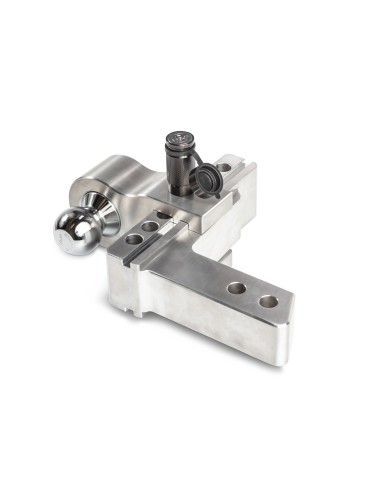 Attelage carré US aluminium ajustable (neuf)