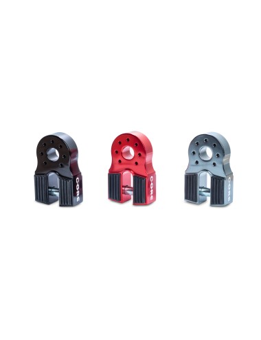Arrêt de câble de treuil aluminium flat Core - noir (neuf)