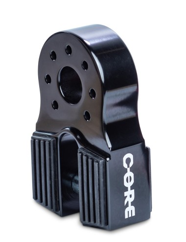 Arrêt de câble de treuil aluminium flat Core - noir (neuf)