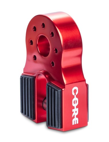 Arrêt de câble de treuil aluminium flat Core - rouge (neuf)