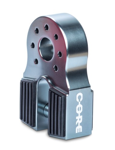 Arrêt de câble de treuil aluminium flat Core - titane (neuf)