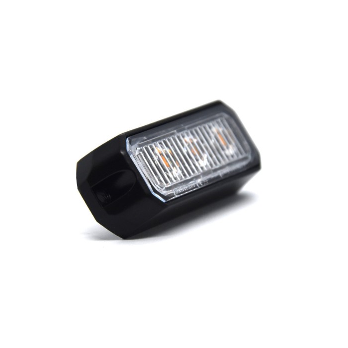 Lampe d’avertissement 3 leds orange Warning Light Lumiflash (neuf)