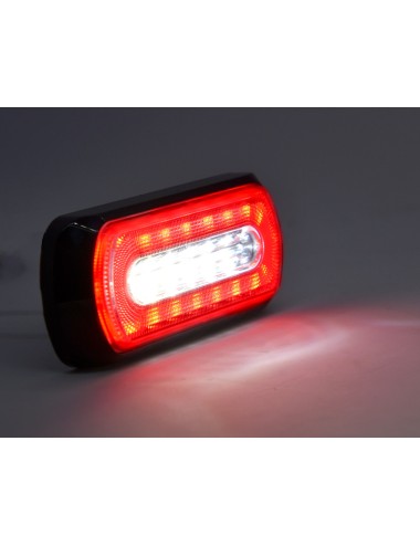 Feu combo de signalisation et flash blanc/rouge Dual Color Warning Light Lumiflash (neuf)