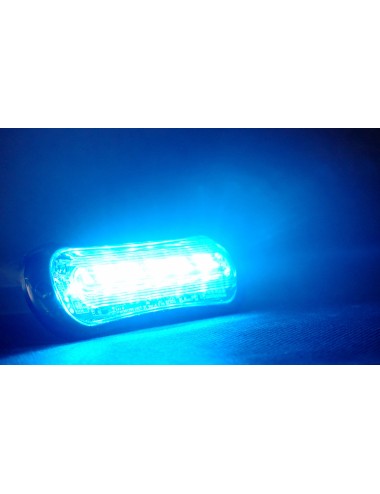 Lampe d’avertissement à flash 12 leds bleues (avec fonction UV) Warning + UV Light Lumiflash (neuf)