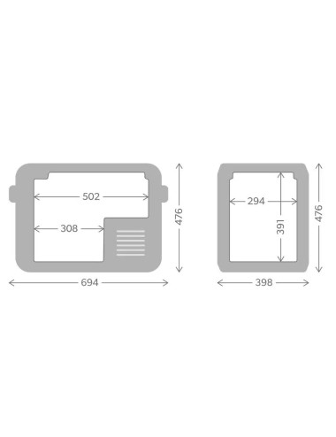Réfrigérateur portable à compresseur Dometic 45L 12V/24V/100V/240V (neuf)
