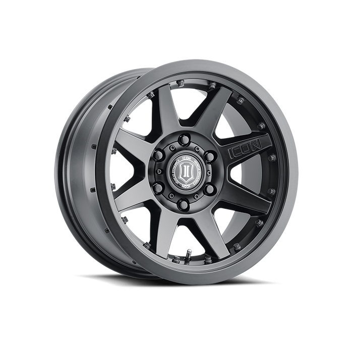 Jante Icon Alloys Rebound Pro 8.5x17 6x139.7 ET-6 CB110 Satin Black (neuf) Jante Icon Alloys Rebound Pro 8.5x17 6x139.7 ET-6 CB110 Satin Black (neuf)