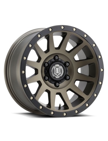 Jante Icon Alloys Compression 8.5x17 6x139.7 ET6 CB106.1 Bronze (neuf)