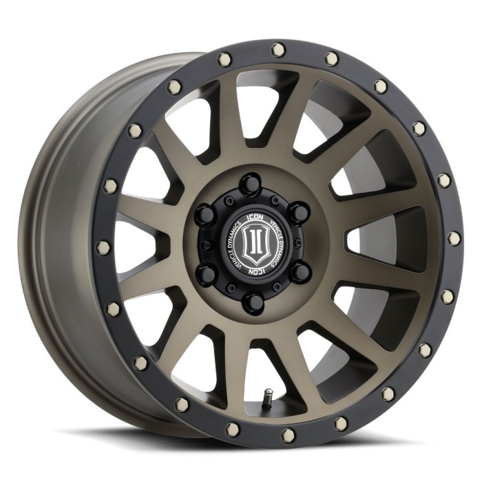 Jante Icon Alloys Compression 8.5x17 6x139.7 ET6 CB106.1 Bronze (neuf) Jante Icon Alloys Compression 8.5x17 6x139.7 ET6 CB106.1 Bronze (neuf)