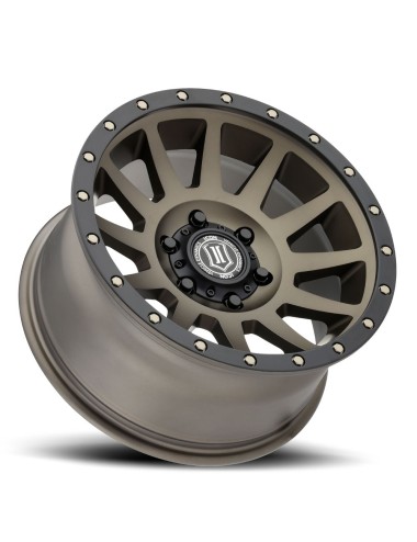 Jante Icon Alloys Compression 8.5x17 6x139.7 ET6 CB106.1 Bronze (neuf)