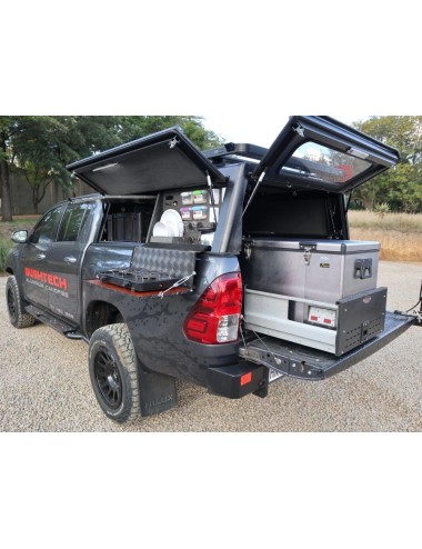 Tiroirs doubles Bushtech Toyota Hilux Revo double cabine 2016+ (neuf)