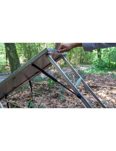 Table de camping inox Bushtech (neuf)