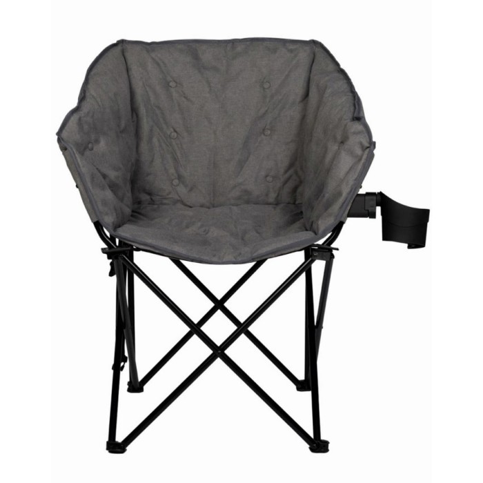 Chaise de camping pliable Kampa grise (neuf)