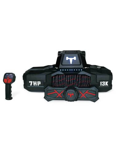 Treuil T-MAX EW13000S Titan Force View (5897KG) 12V-Corde synthétique (neuf)