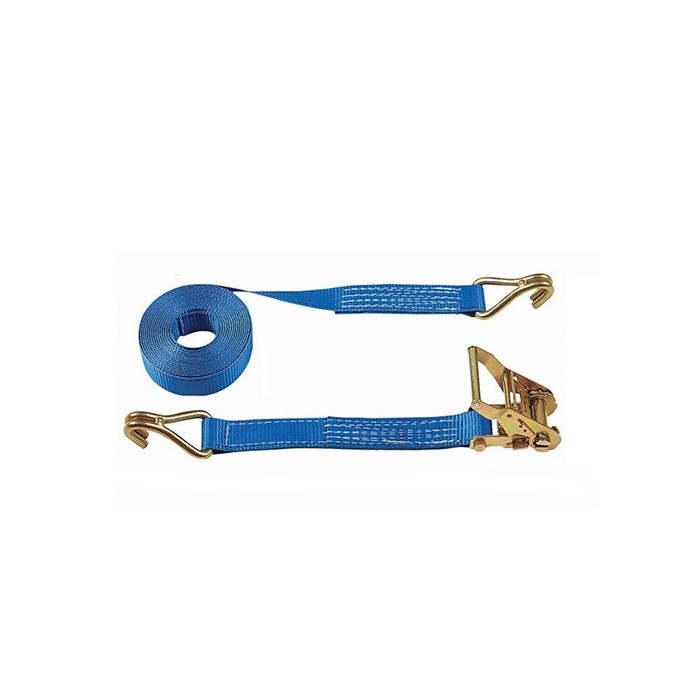 Sangle arrimage camionnette à cliquet 35mm x 5m - doigts serrés (neuf)