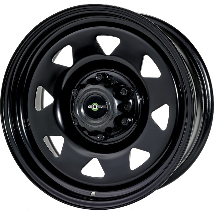 Jante Goss Triangular II noire 7x17 6x139.7 ET20 CB100.1 (neuf)