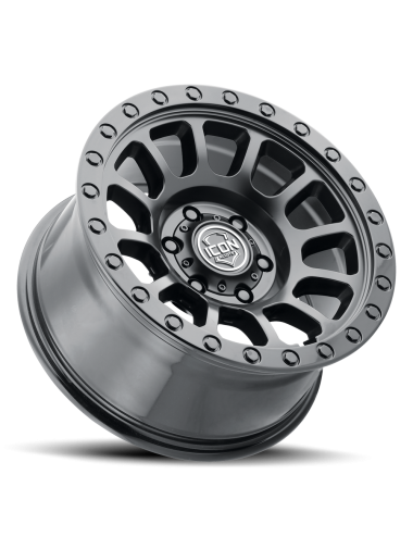 Jante Icon Alloys Hulse Double noire 8.5x17 6x139.7 ET25 CB106.1 (neuf)
