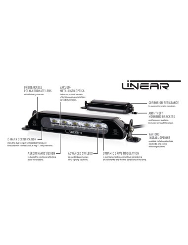 Kit intégration calandre Lazer Linear 6 Isuzu Dmax 2025+ (neuf)