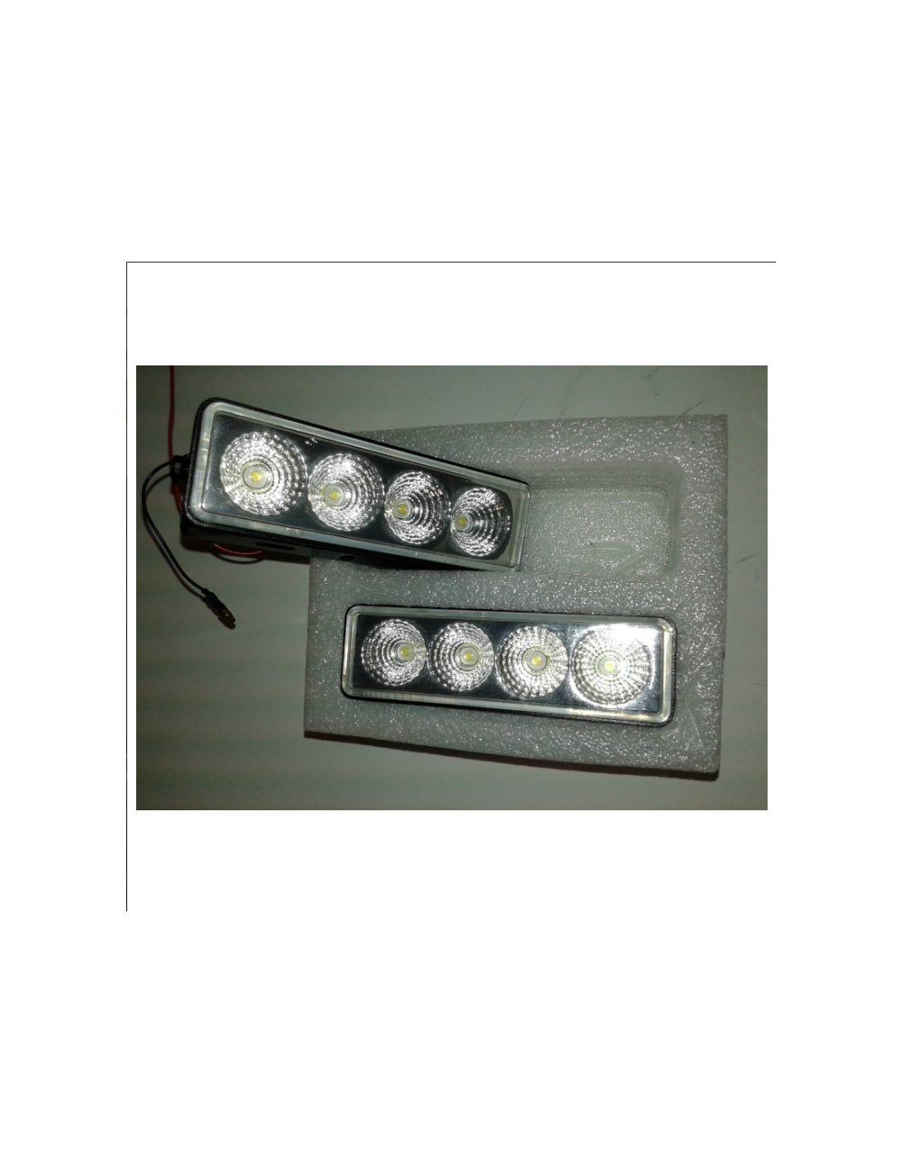 PAIRE DE PHARE 4 LED 3W