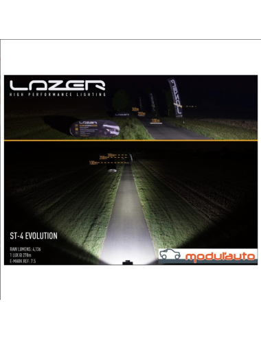 Barre à Leds Lazer, modèle ST-4 Evolution
