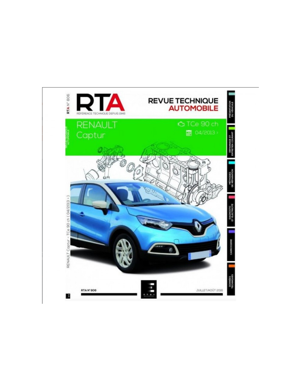 REVUE TECHNIQUE RENAULT CAPTUR 0.9 TCE 90CV