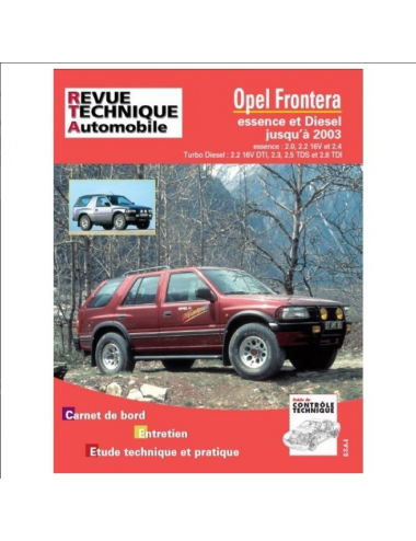 REVUE TECHNIQUE OPEL FRONTERA