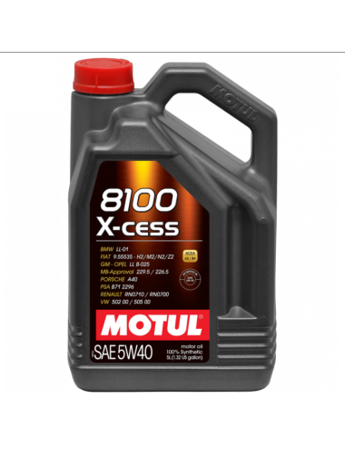 HUILE MOTEUR 8100X-CESS 5W40 5LITRES