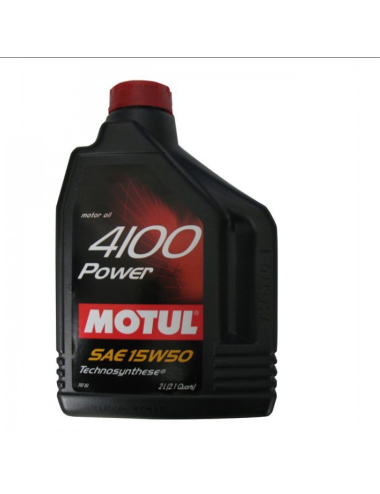 HUILE MOTEUR MOTUL 4100 2LITRES 15W50